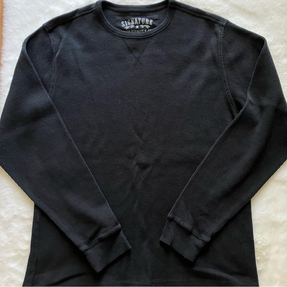 Men’s Levi Strauss Long Sleeve Waffle Tee - Picture 2 of 6